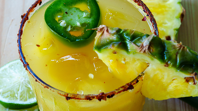 Pineapple Jalepeno Cocktail